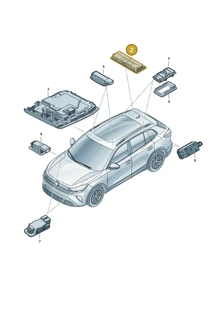 11A947290ATS4 — Volkswagen Tiguan 2.0 (2023-) diagram 57x947000, position 2