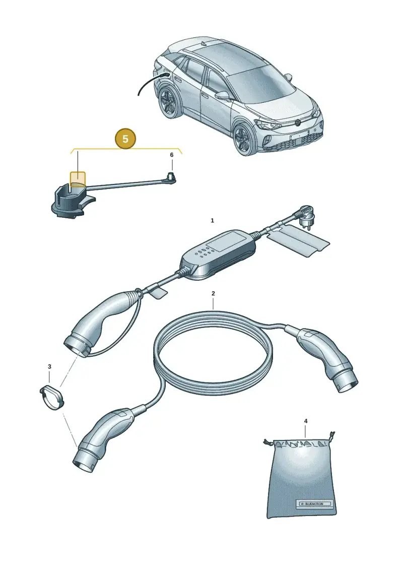 11A971393D — Volkswagen ID.4 (2020-2025) diagram 11a970000, position 5