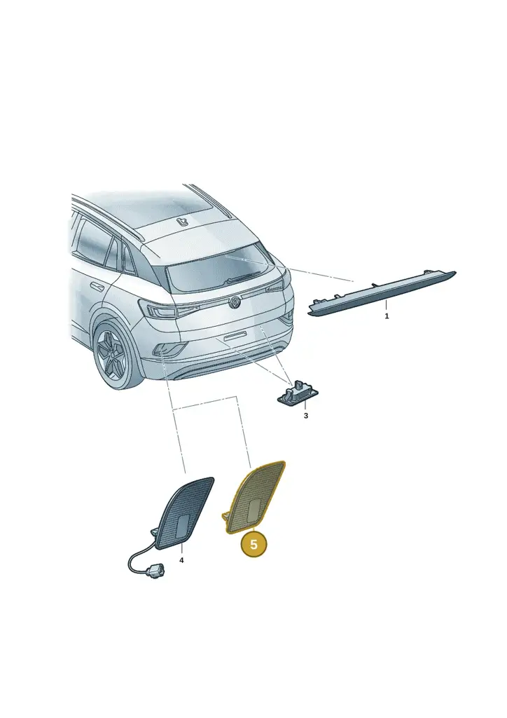 11B945702A — Volkswagen ID.4 Pro (2020-2023) diagram 11a945020, position 5
