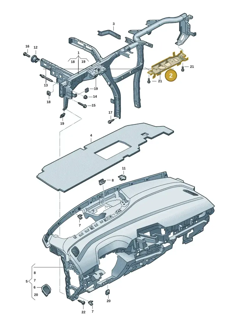 11C857296 — Volkswagen ID.4 Pro (2020-2023) diagram 11a857000, position 2