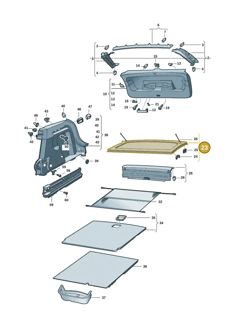 11E86776987A — Volkswagen ID.4 Pro (2020-2023) diagram 11a867080, position 23
