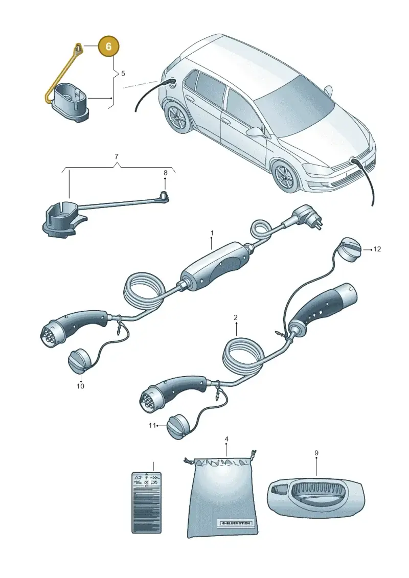 12E201250 — Volkswagen ID.6 X (2021-) diagram 774971200, position 6