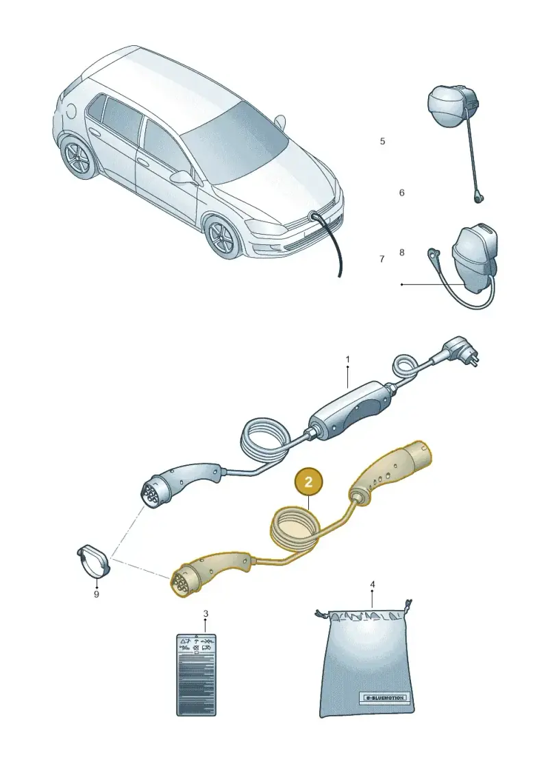 12E971675AB — Volkswagen Golf 2.0 (2016-2020) diagram 827970000, position 2