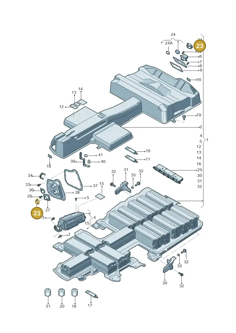 12E971883 — Volkswagen Tharu (2020-2020) diagram 578915510, position 23