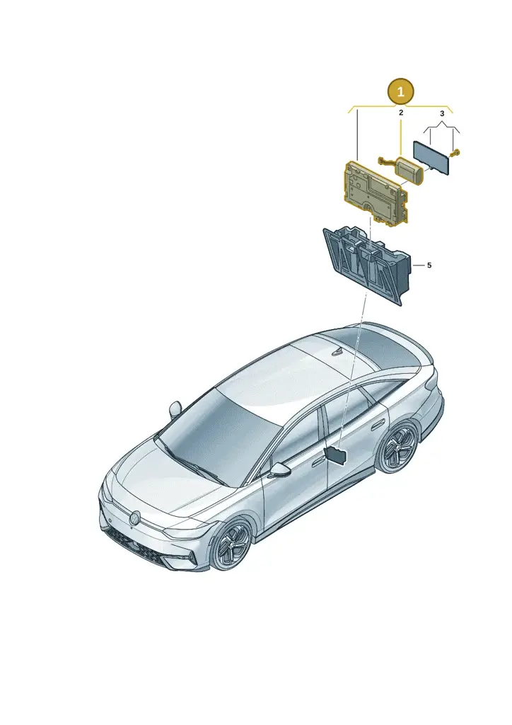 14A035284 — Volkswagen ID.7 Limousine Pro (2023-) diagram 14b035600, position 1