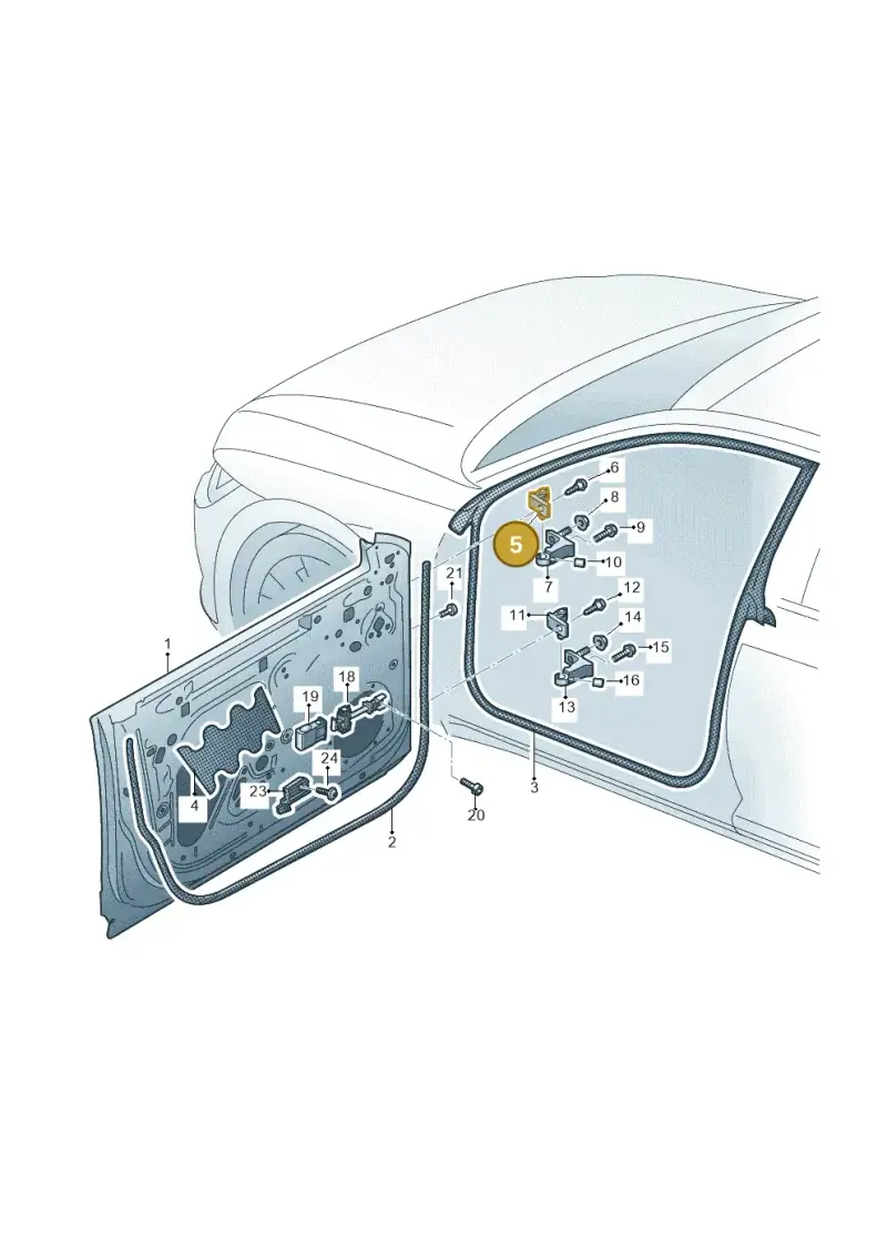 14A831402A — Volkswagen Arteon (2017-2023) diagram 828831000, position 5