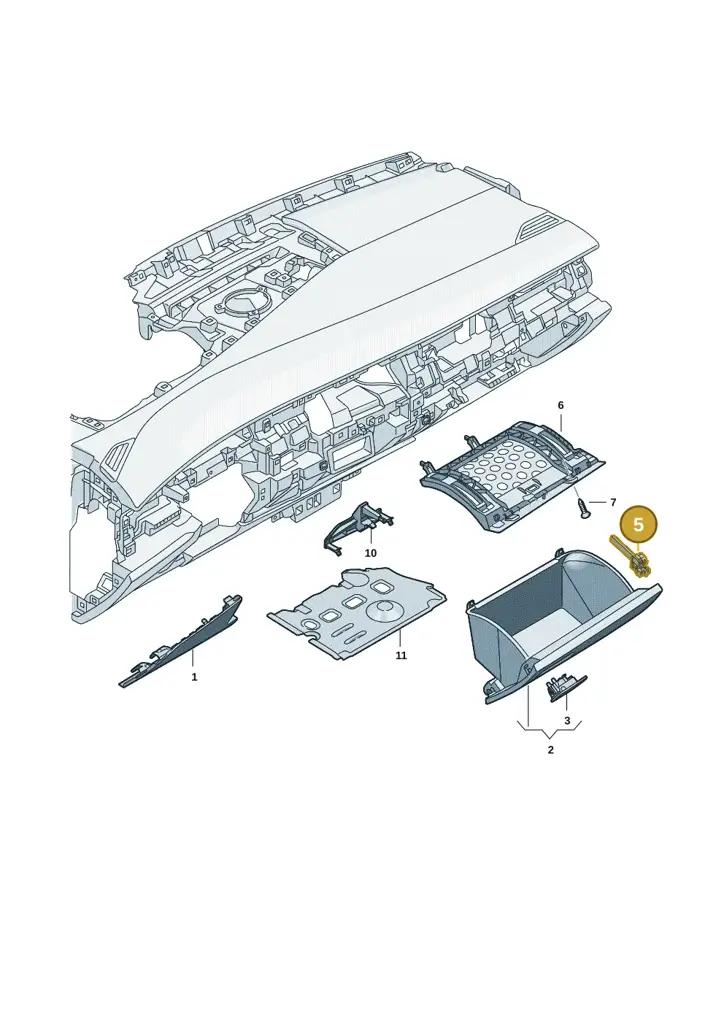 14A858309 — Volkswagen ID.7 Limousine Pro (2023-) diagram 14b857200, position 5