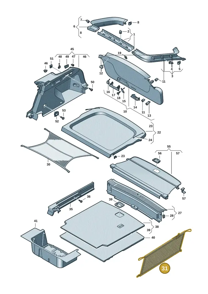 14A8676897EY — Volkswagen ID.7 Limousine Pro (2023-) diagram 14b867800, position 31