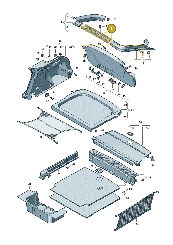 14A8677074PK — Volkswagen ID.7 Limousine Pro (2023-) diagram 14b867800, position 1