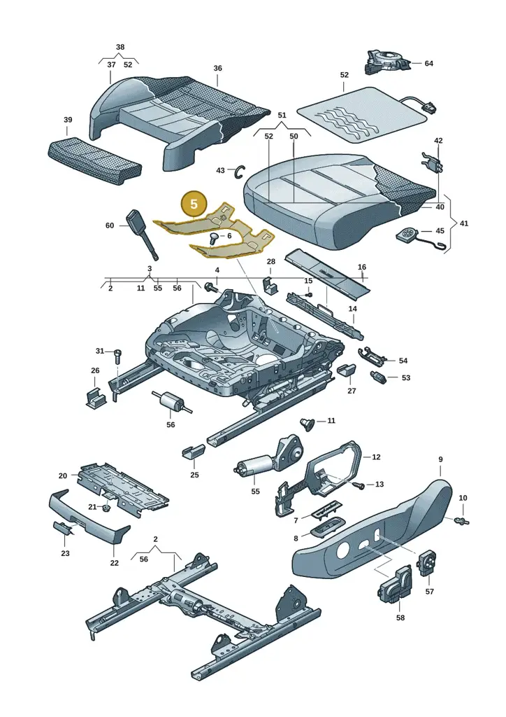 14A881066 — Volkswagen ID.7 Limousine Pro (2023-) diagram 14b881100, position 5