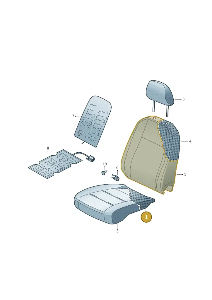 14A881375 — Volkswagen ID.7 Limousine Pro (2023-) diagram 813881060, position 1
