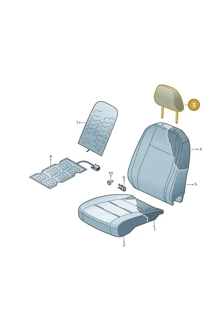14A881775 — Volkswagen ID.7 Limousine Pro (2023-) diagram 813881060, position 3