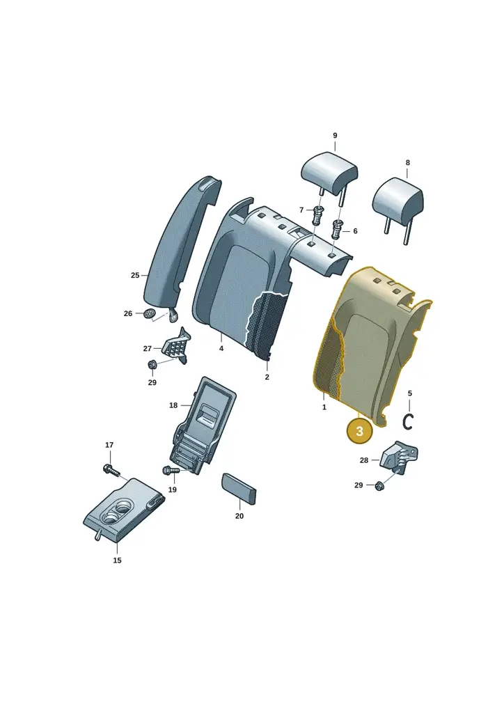 14A885805ROMF — Volkswagen ID.7 Limousine Pro (2023-) diagram 14b885100, position 3