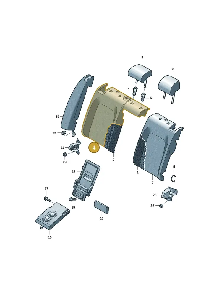 14A885806QOMF — Volkswagen ID.7 Limousine Pro (2023-) diagram 14b885100, position 4