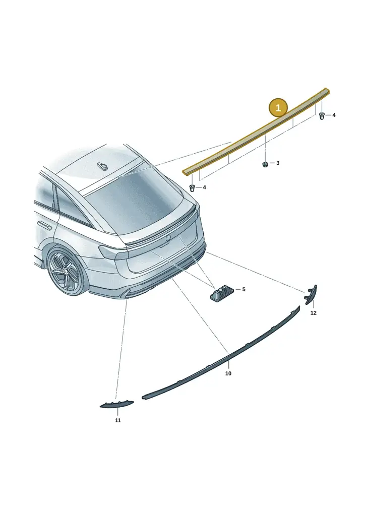 14A945087A — Volkswagen ID.7 Limousine Pro (2023-) diagram 14b945030, position 1