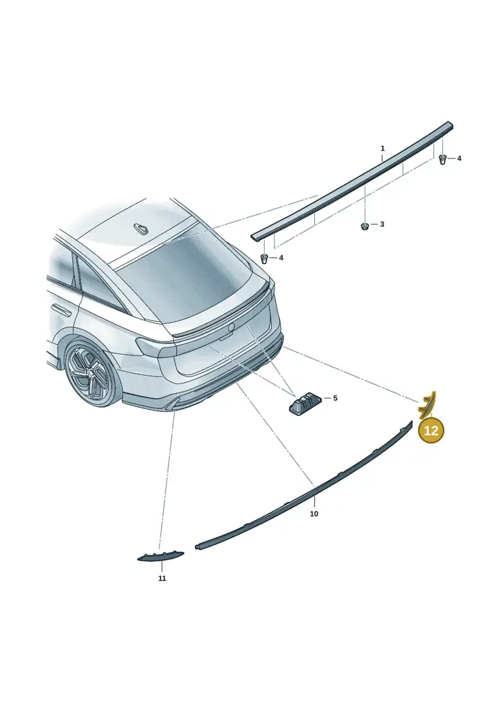 14A945106 — Volkswagen ID.7 Limousine Pro (2023-) diagram 14b945030, position 12