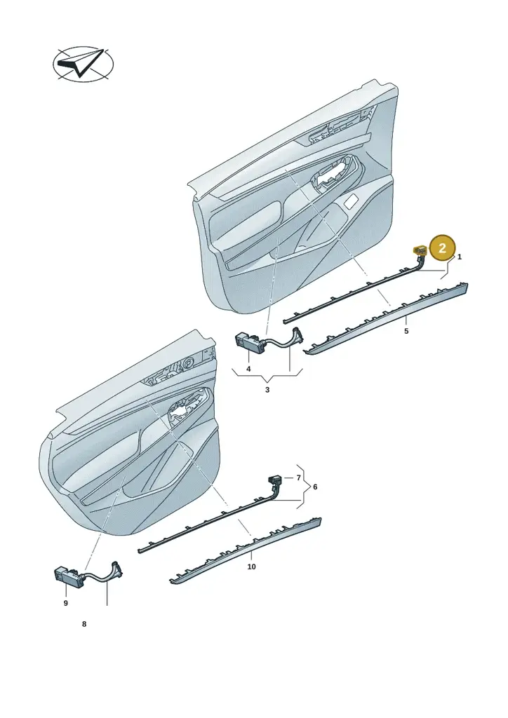 14A947581AB — Volkswagen ID.7 (2023-2025) diagram 14b947000, position 2