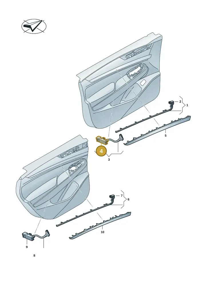 14A947581AG — Volkswagen ID.7 (2023-2025) diagram 14b947000, position 4