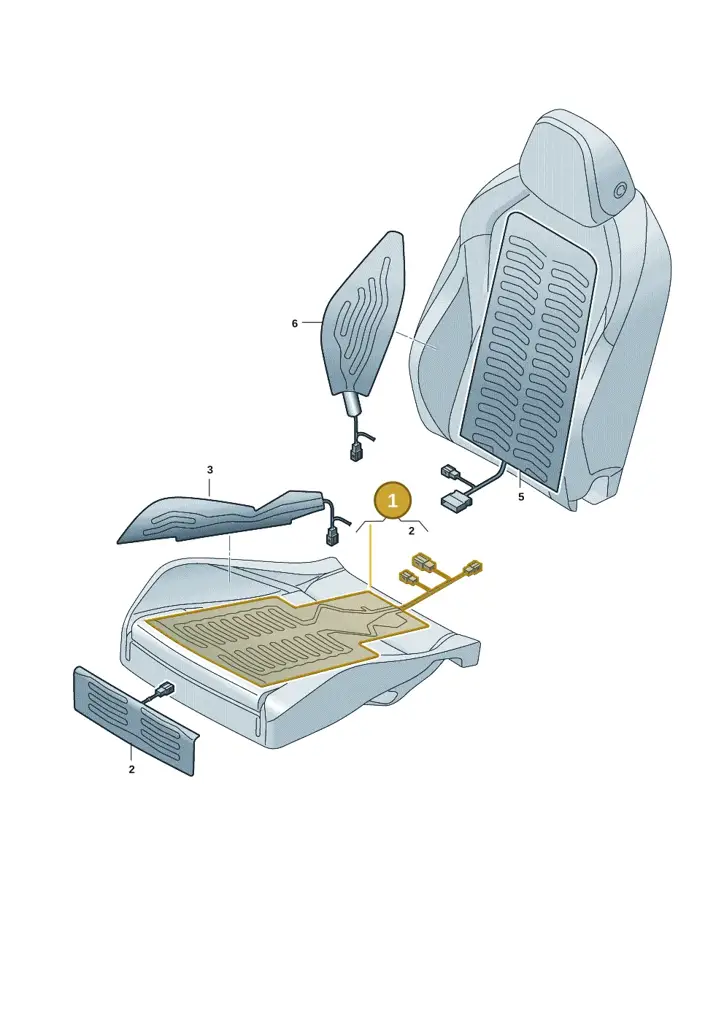 14A963555C — Volkswagen ID.7 Limousine Pro (2023-) diagram 14b963000, position 1