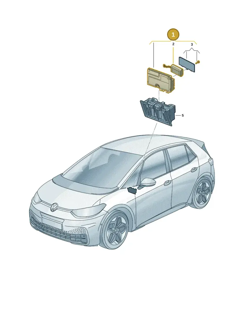 14B035285 — Volkswagen ID.3 Pro (2019-2024) diagram 10a035062, position 1