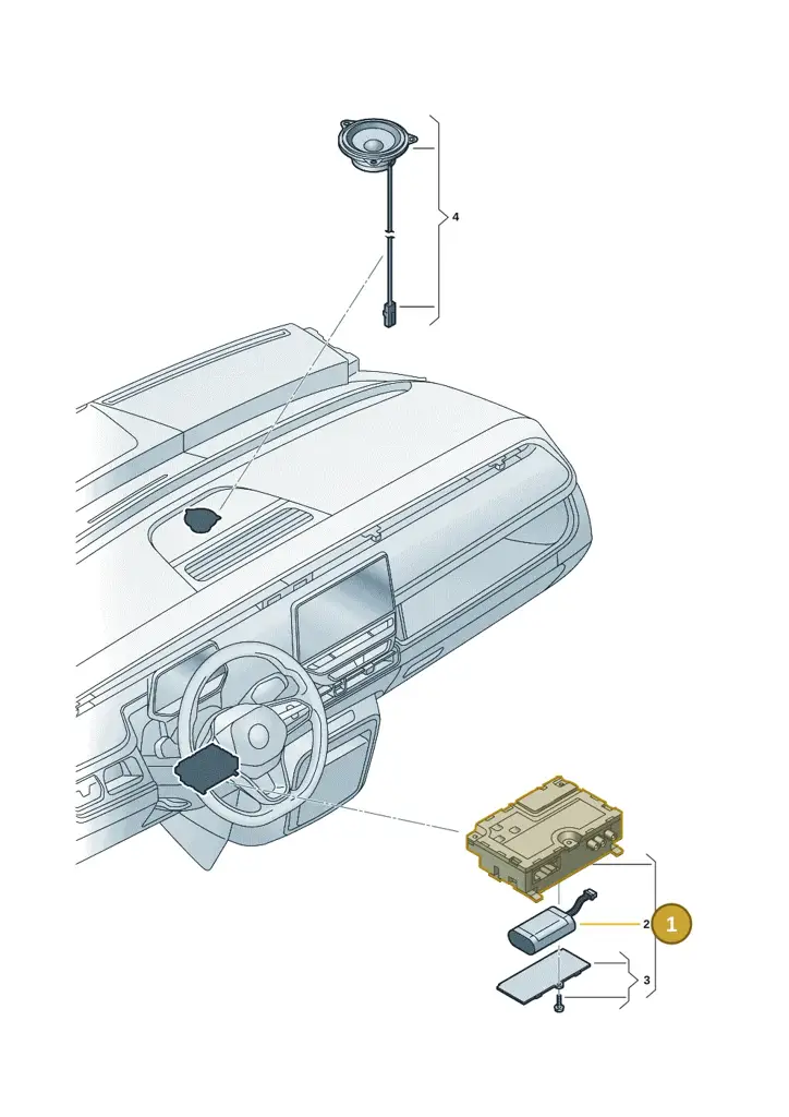14B035285 — Volkswagen ID.Buzz (2022-) diagram 15a035600, position 1