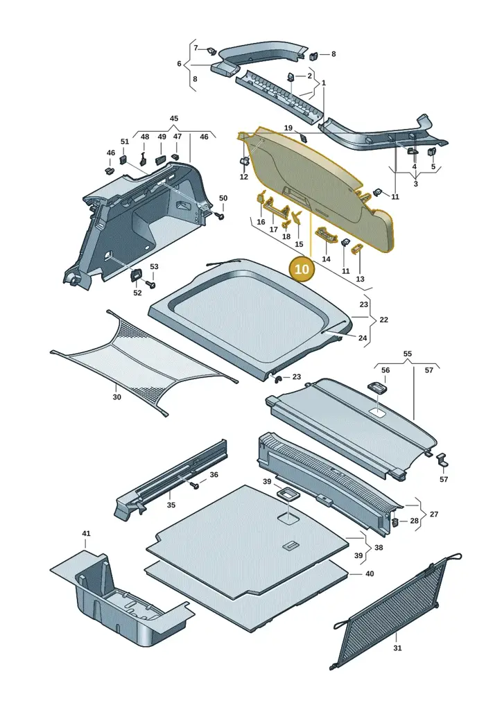 14B8676014PK — Volkswagen ID.7 Limousine Pro (2023-) diagram 14b867800, position 10