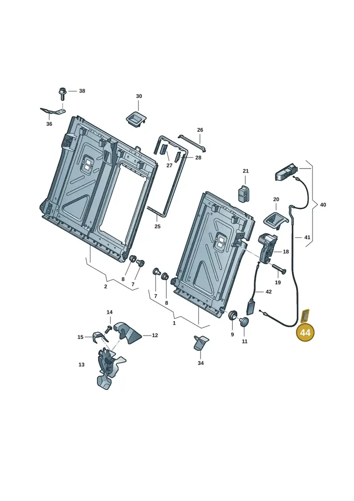 14B886295 — Volkswagen ID.7 Limousine Pro (2023-) diagram 14b885070, position 44