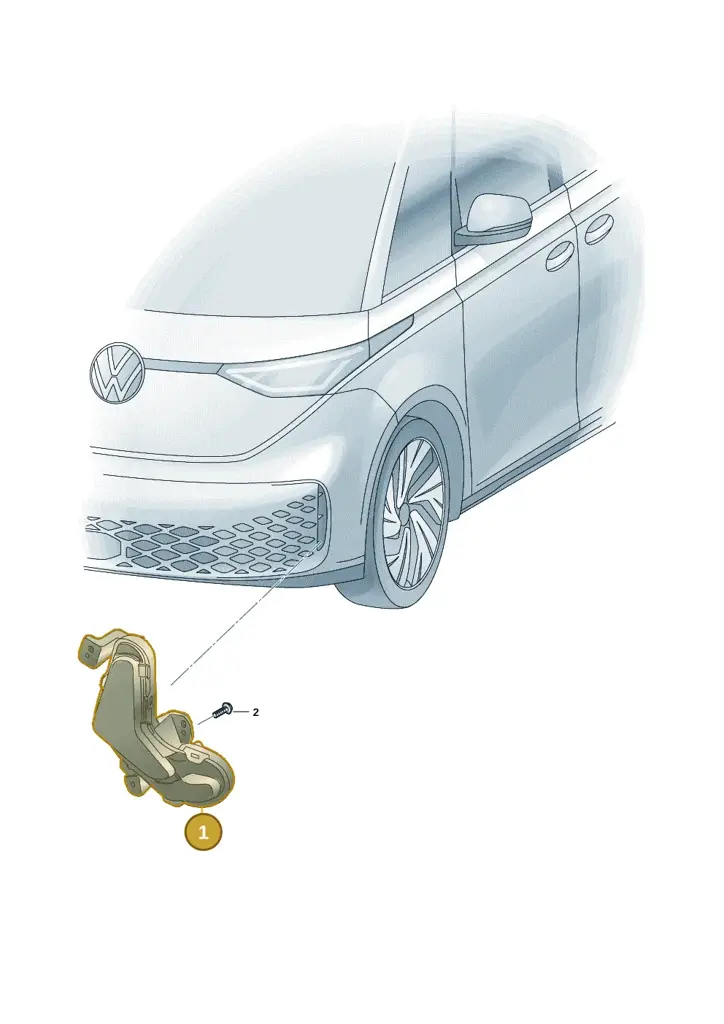 14B941056 — Volkswagen ID. Buzz (2022-2025) diagram 15a941040, position 1