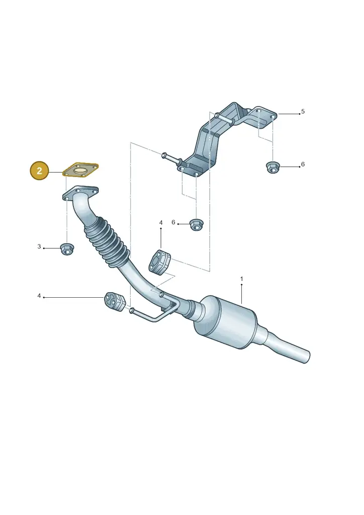 155253115 — Volkswagen Polo (2008-2009) diagram 253253600, position 2