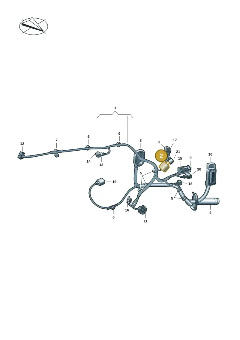 171035518 — Volkswagen Multivan (2021-) diagram 7t0972300, position 2