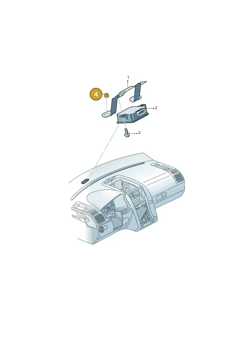 171201969 — Volkswagen Sharan BlueMotion (2015-2022) diagram 863919220, position 4