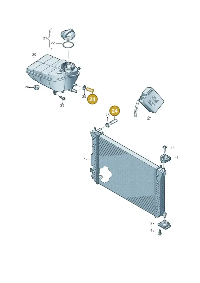 191121343 — Volkswagen Phaeton 4motion (2010-2016) diagram 710121790, position 24