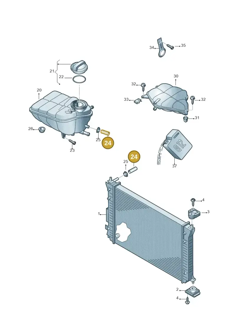191121343 — Volkswagen Phaeton 4motion (2010-2016) diagram 710121800, position 24