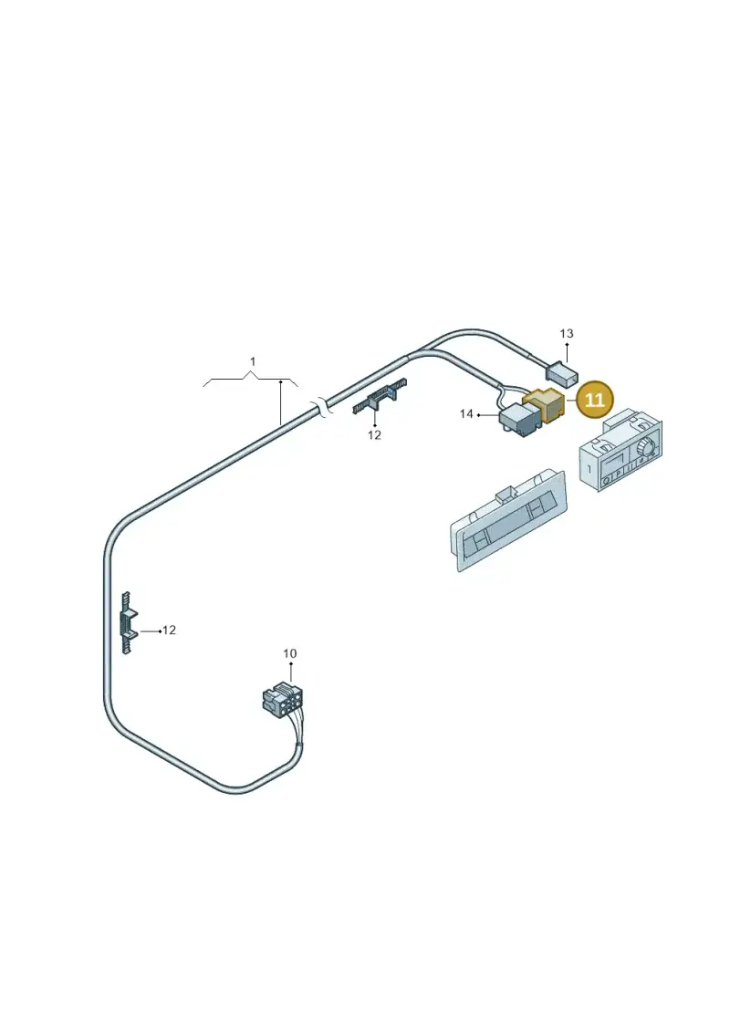 191972701 — Volkswagen California Camper (2011-2015) diagram 410972700, position 11