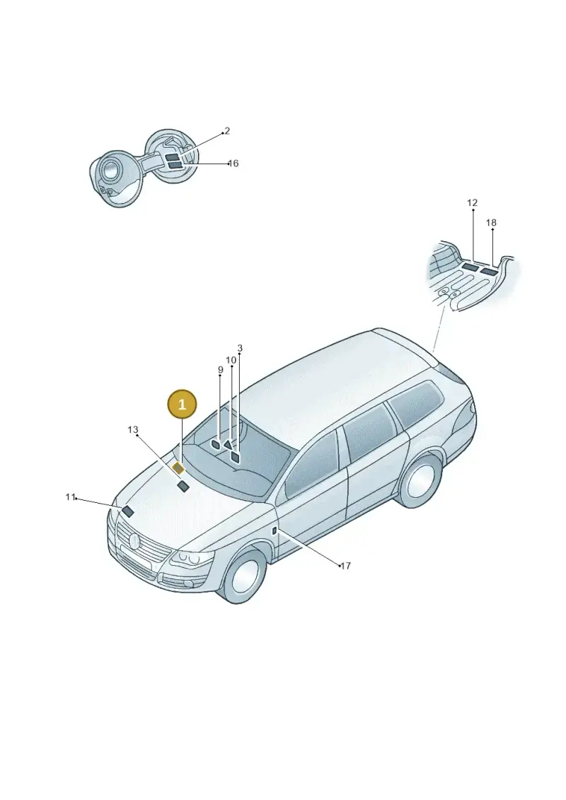 1C0010457L — Volkswagen Jetta Vagon            08> (2008-) diagram 619010000, position 1