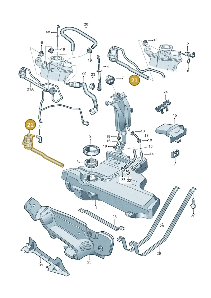 1C0201160L — Volkswagen New Beetle             06> (2005-) diagram 194201100, position 21