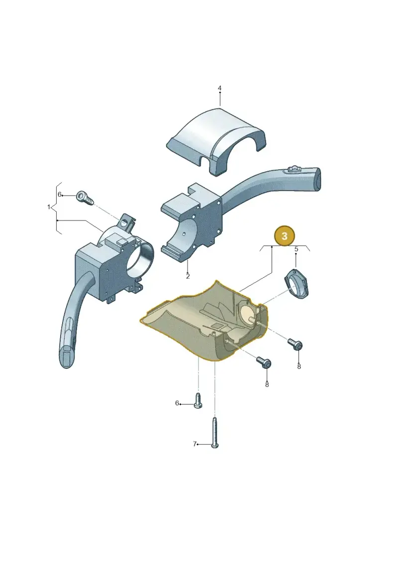 1C0858559D62J — Volkswagen New Beetle             06> (2005-) diagram 467953500, position 3