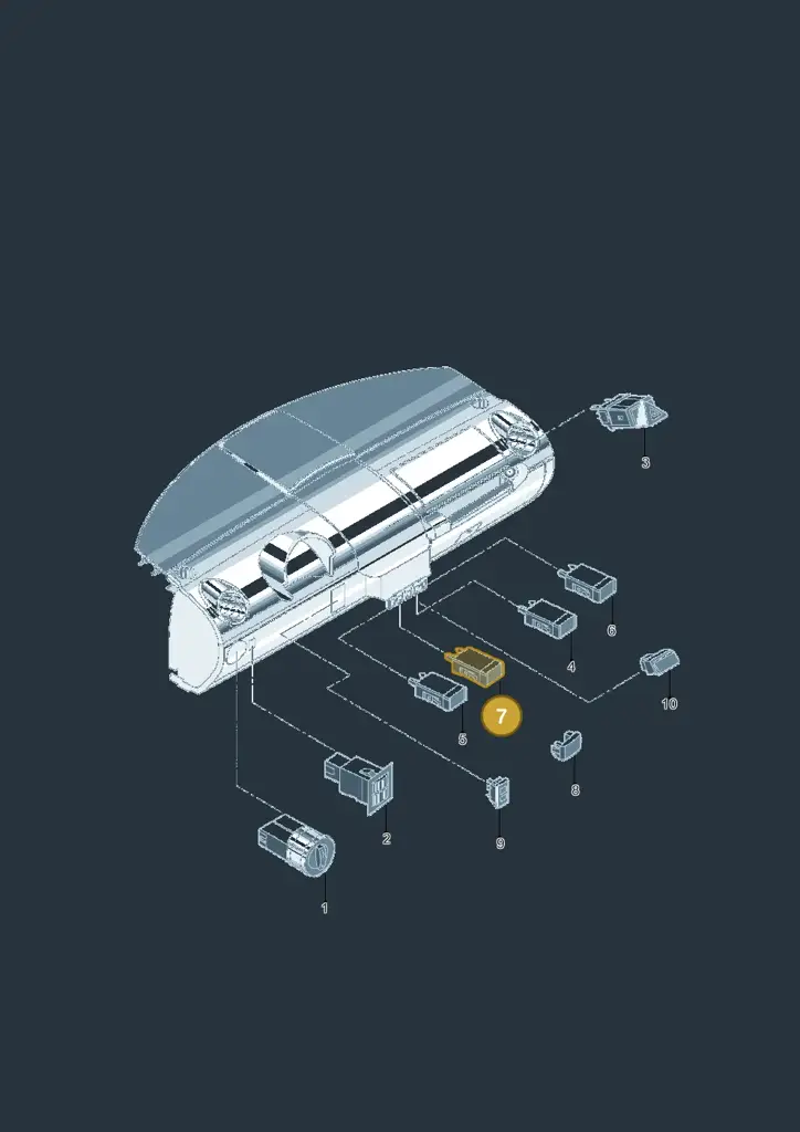 1C092713420H — Volkswagen New Beetle 06> (2005-) diagram 206941500, position 7