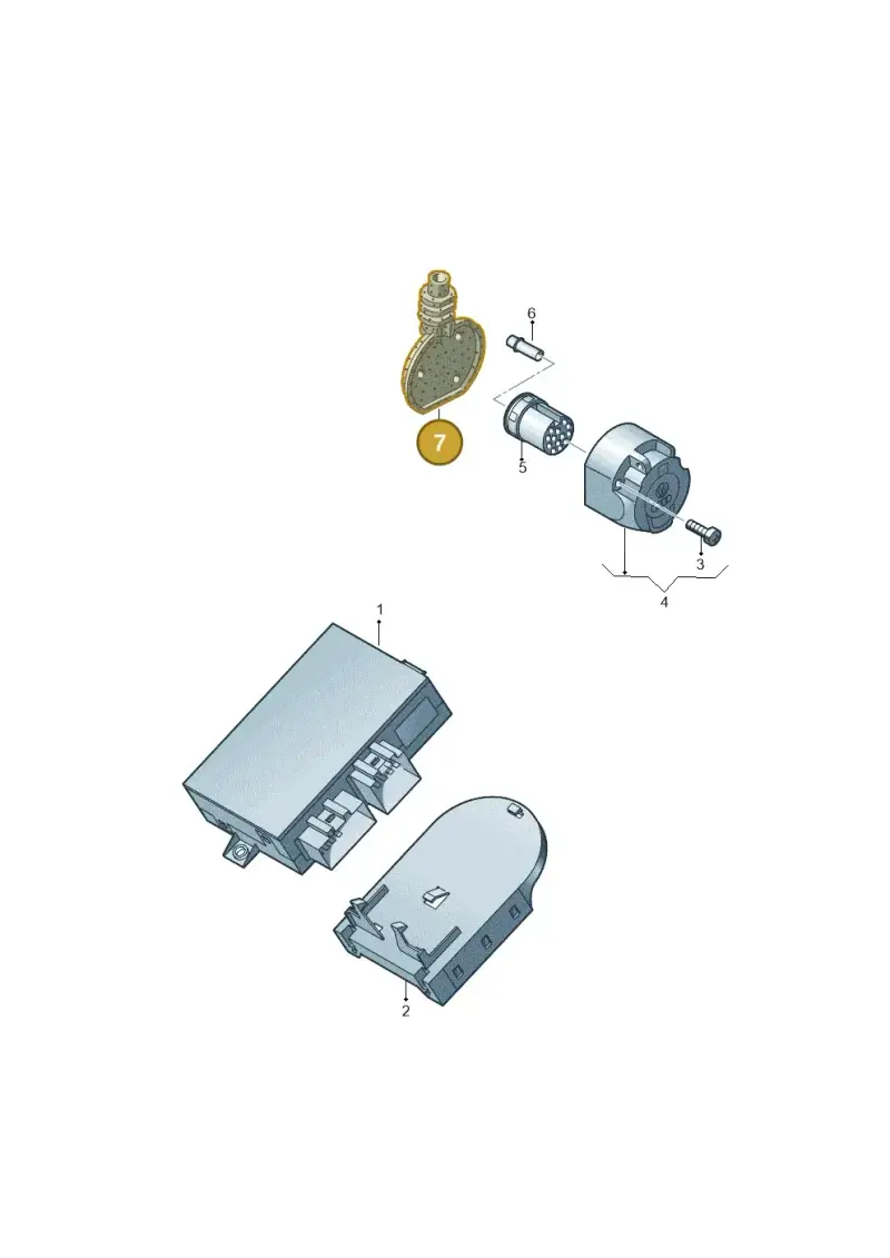 1C0945527 — Volkswagen Transport. multivan (2019-2024) diagram 861945550, position 7