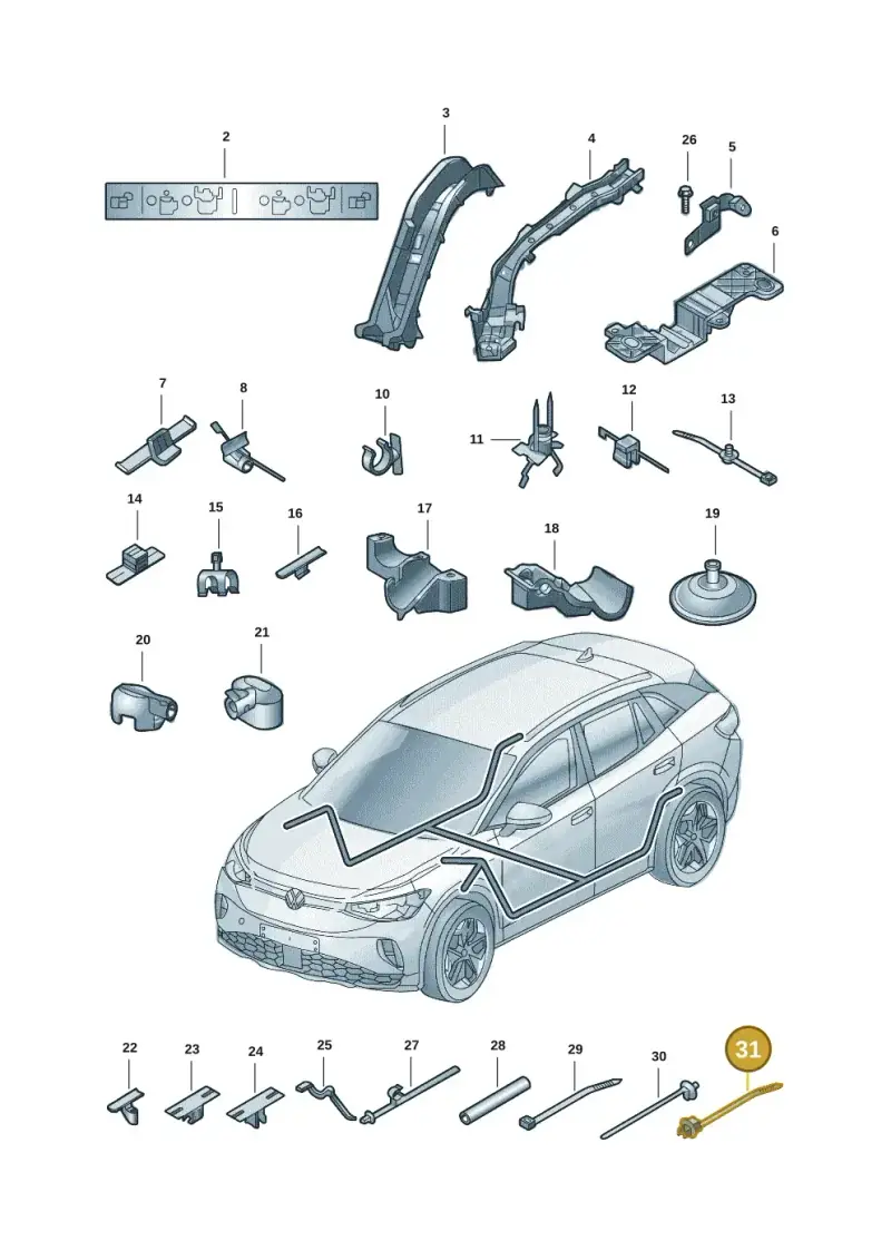 1C0971848D — Volkswagen ID.6 X (2021-) diagram 12d971087, position 31