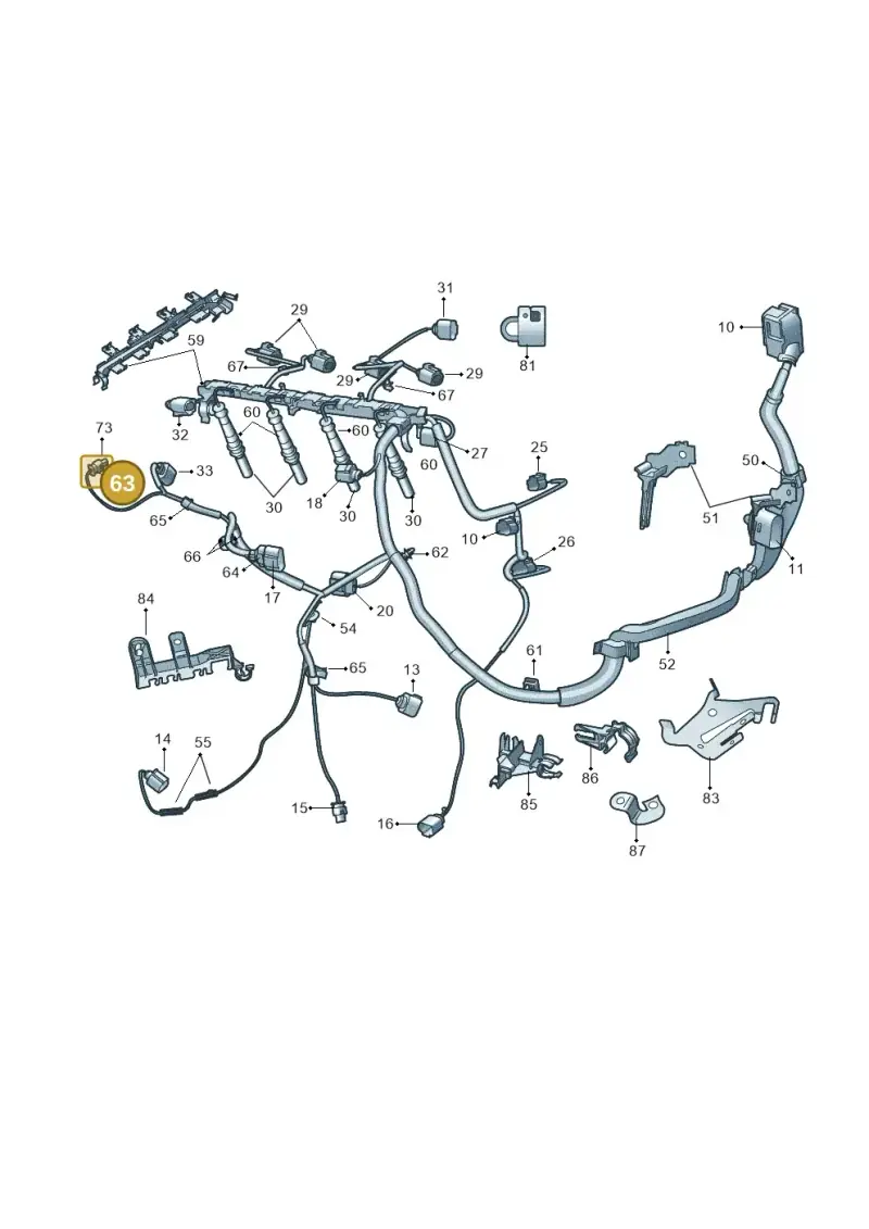 1C0971921 — SEAT Toledo Reference (2012-2015) diagram 697971200, position 63