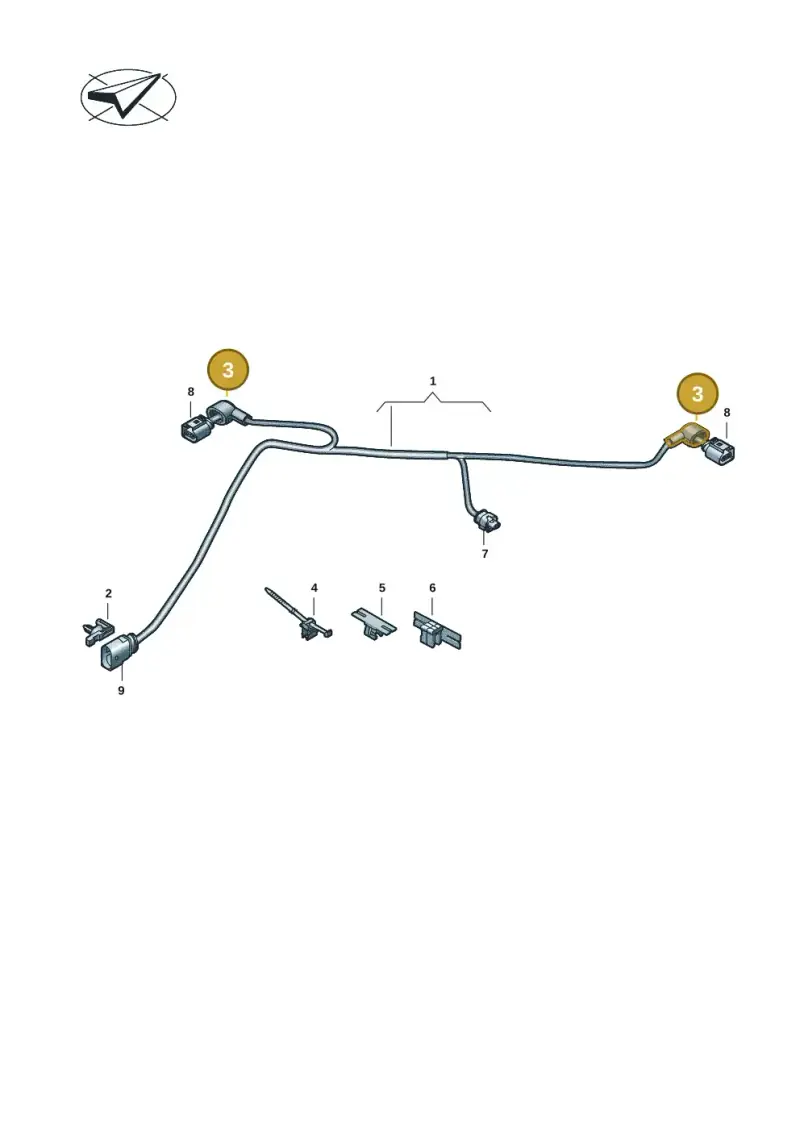 1C0971921A — Volkswagen Caddy Maxi Kombi (2020-2024) diagram 2ka971001, position 3