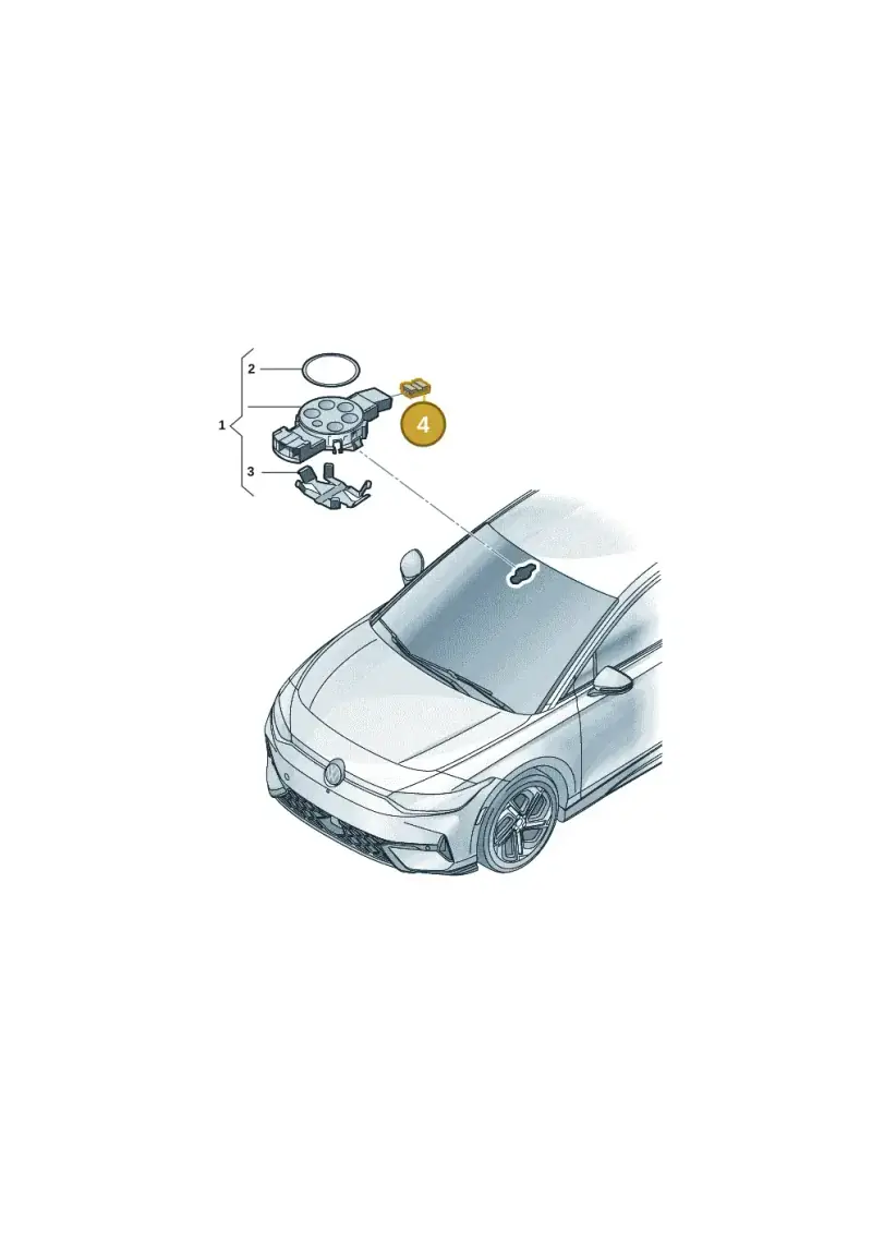 1C0973119B — Volkswagen ID.7 Limousine Pro (2023-) diagram 14b955500, position 4