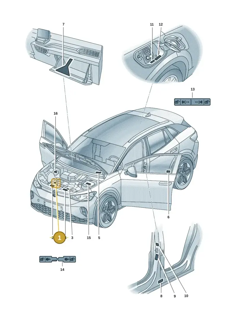 1EA010008C — Volkswagen ID.4 Pro (2020-2023) diagram 11a010000, position 1