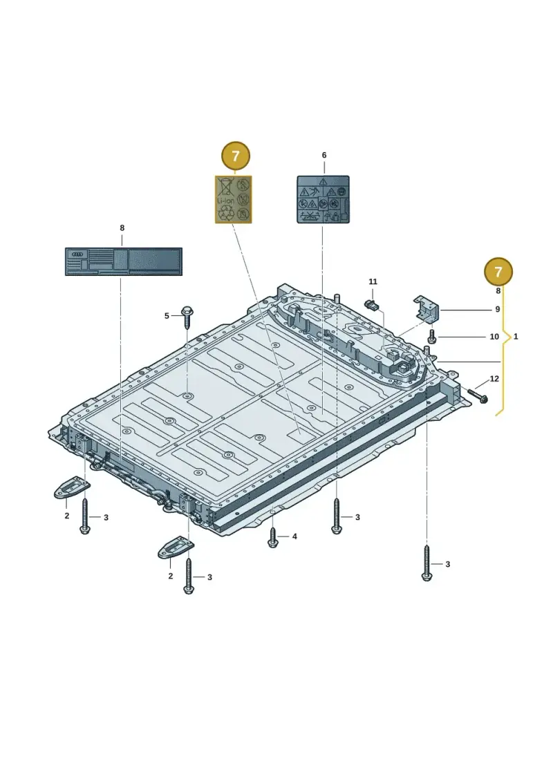 1EA010505 — Audi Q6 e-tron (2023-2025) diagram f5s915500, position 7