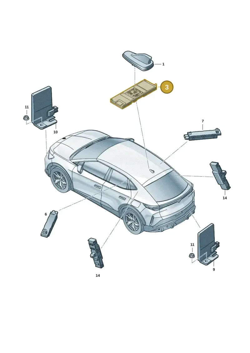 1EA035741L — Volkswagen ID.UNYX (2024-) diagram 11h035200, position 3