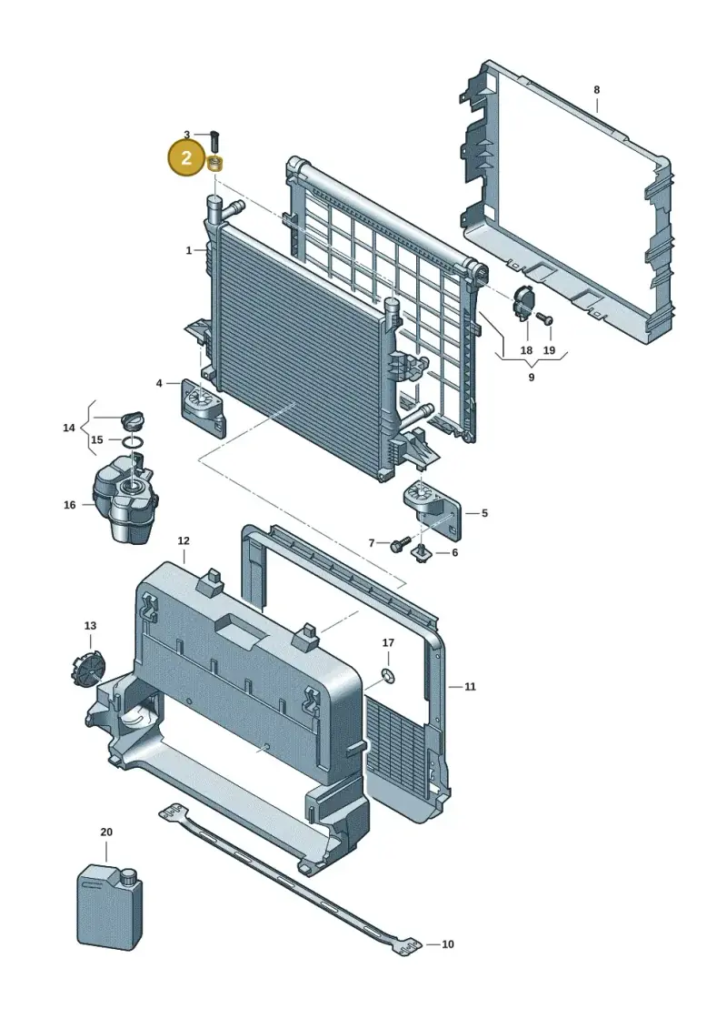 1EA121367J — Volkswagen ID.7 Limousine Pro (2023-) diagram 10a122100, position 2