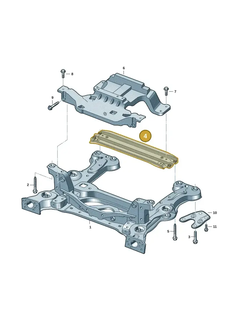 1EA199599B — Volkswagen ID.7 Limousine Pro (2023-) diagram 11a401000, position 4