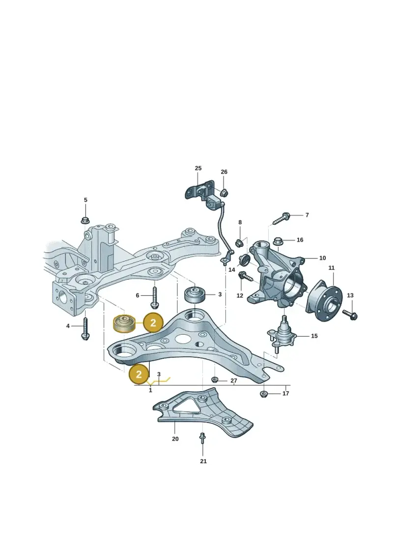 1EA407182D — Volkswagen ID.6 X (2021-) diagram 12d407000, position 2