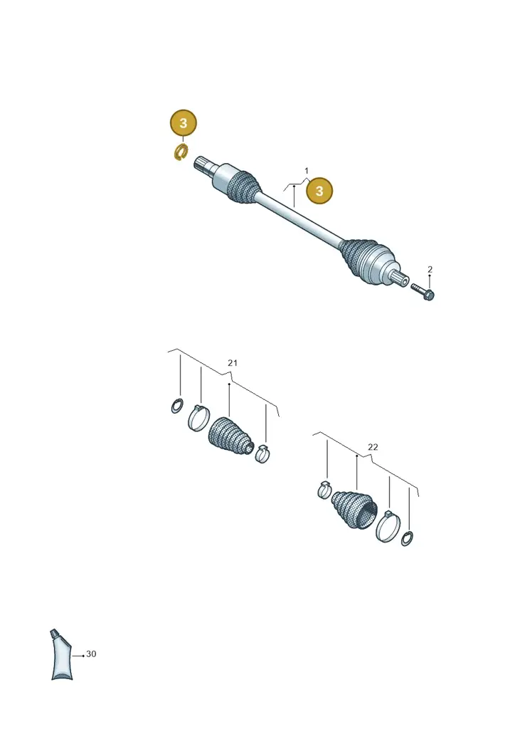 1EA407298 — Volkswagen ID.Buzz (2022-) diagram 10a501015, position 3